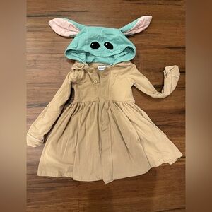 Only Little Once Disney Star Wars Yoda Dress Size 5